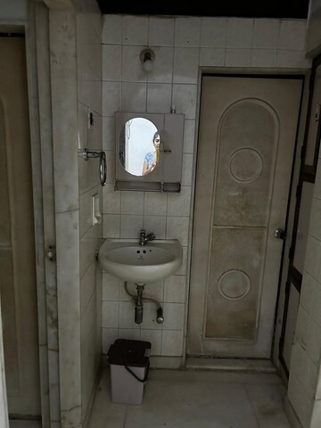 Bathroom in 2 BHK Apartment at Hastiraj Apartment Vile Parle West, Vile Parle West – for Rent