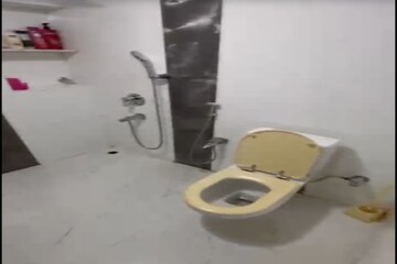 Bathroom in 3 BHK Builder Floor at Juhu Road – for Rent