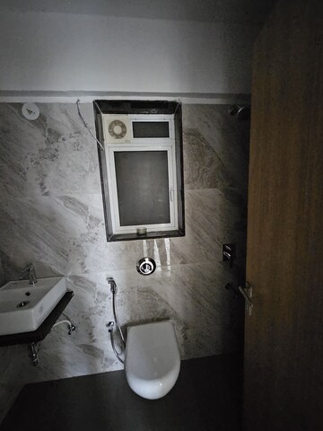Bathroom in 1 BHK Apartment at Vaibhav Eastern Groves, Vikhroli East – for Rent