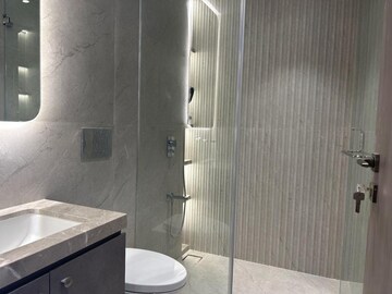 Bathroom in 3 BHK Apartment at Lodha The World Towers World One Tier 3 Trinity, Worli – for Rent