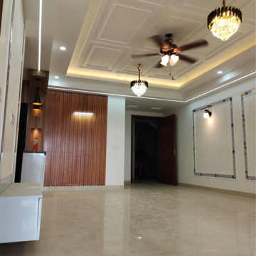 Bathroom in 3 BHK Builder Floor at Palm Residency Chhatarpur, Rajpur Khurd Extension – for Rent