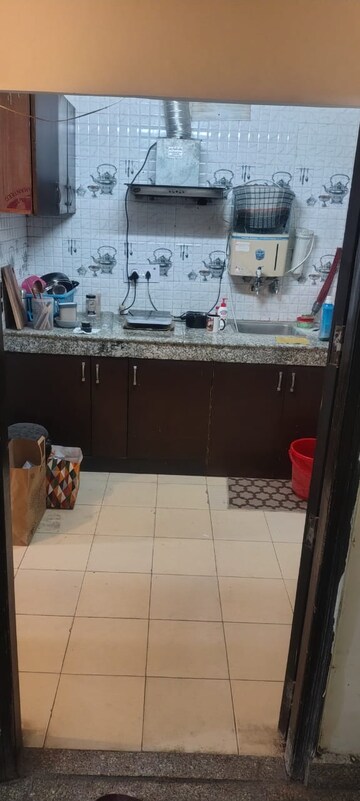 Kitchen in 1 BHK Builder Floor at Ansal Sushant Lok I, Sector 43 – for Rent