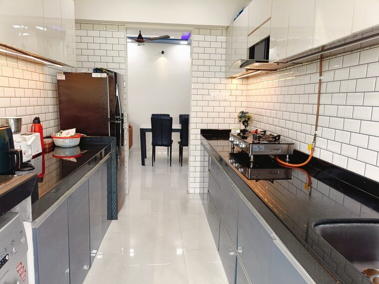 Kitchen, mahaavir-anmol 2 Bedroom 1000 Sq.Ft. Apartment In Ghansoli Navi Mumbai 8969225