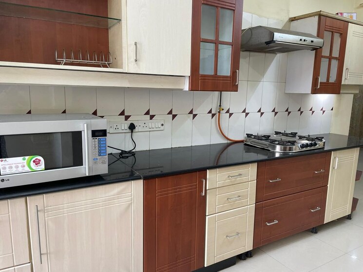Kitchen, lunkad-skylounge 3.5 Bedroom 2000 Sq.Ft. Apartment In Kalyani Nagar Pune 8969242