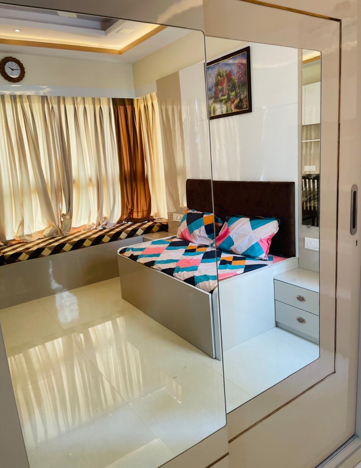2 BHK + Pooja Room,Extra Room Apartment For Rent in Ashar Metro Towers