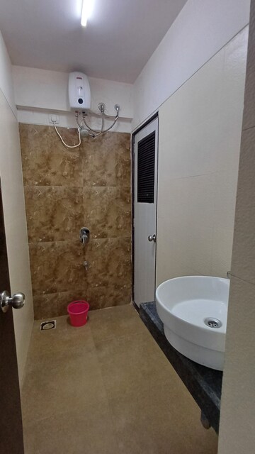Attached Bathroom in 1 BHK Apartment at STG Atlantis, Panch Pakhadi – for Rent