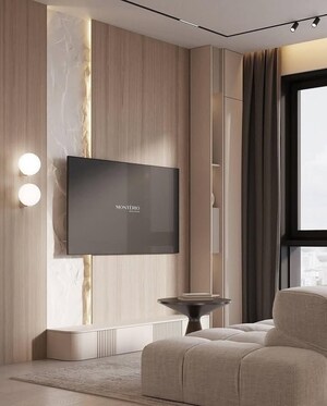 Living Room in 4 BHK Apartment at Dashrath Puri – for Sale