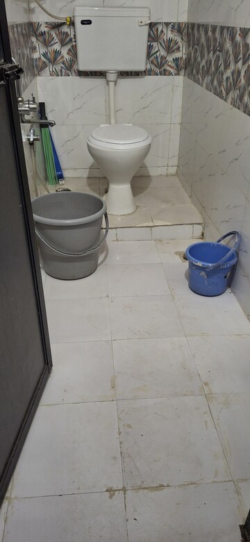 Bathroom in 1 RK Apartment at Aagan Society, Ghansoli – for Rent