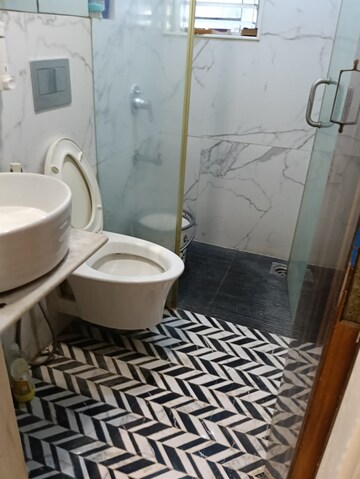 Bathroom in 2 BHK Apartment at Silver Mist CHS, Versova – for Rent