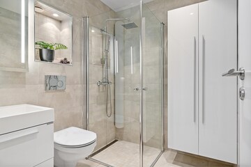 Bathroom in 4 BHK Apartment at Eldeco Fairway Reserve, Sector 80 – for Sale