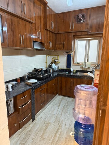 Kitchen in 3 BHK Builder Floor at Green Park – for Rent