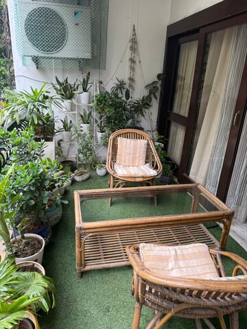 Living Room in 3 BHK Builder Floor at Green Park – for Rent