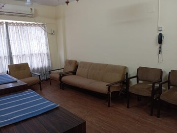 Living Room in 1 BHK Apartment at Galactica Tower, Andheri West – for Rent