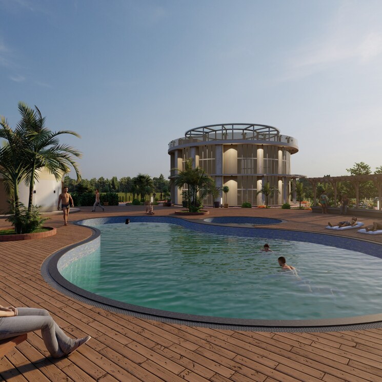 Swimming Pool, the-riyasat-sankalp  1600 Sq.Ft. Plot In Chouk Navi Mumbai 8969676