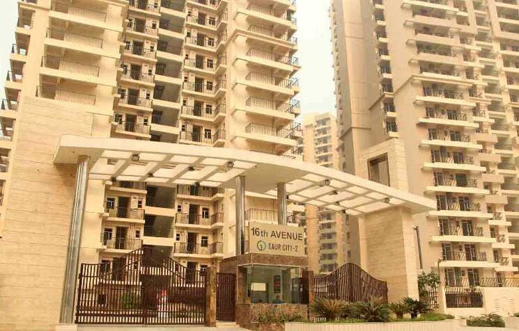 Exterior View, gaur-city-2-16th-avenue 3 Bedroom 1500 Sq.Ft. Apartment In Sector 16c Greater Noida Greater Noida 8969635