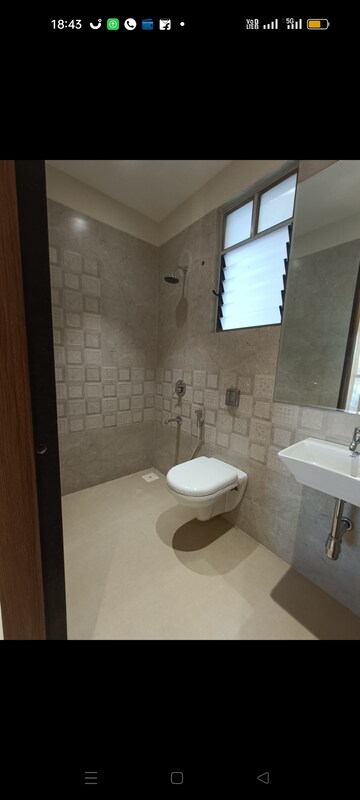 Bathroom in 2 BHK Apartment at Kamalraj Datta Vihar, Moshi – for Rent