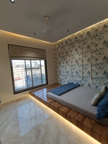Bedroom in 2 BHK Apartment at Kamalraj Datta Vihar, Moshi – for Rent