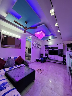 Living Room in 4 BHK Builder Floor at Dilshad Garden – for Sale