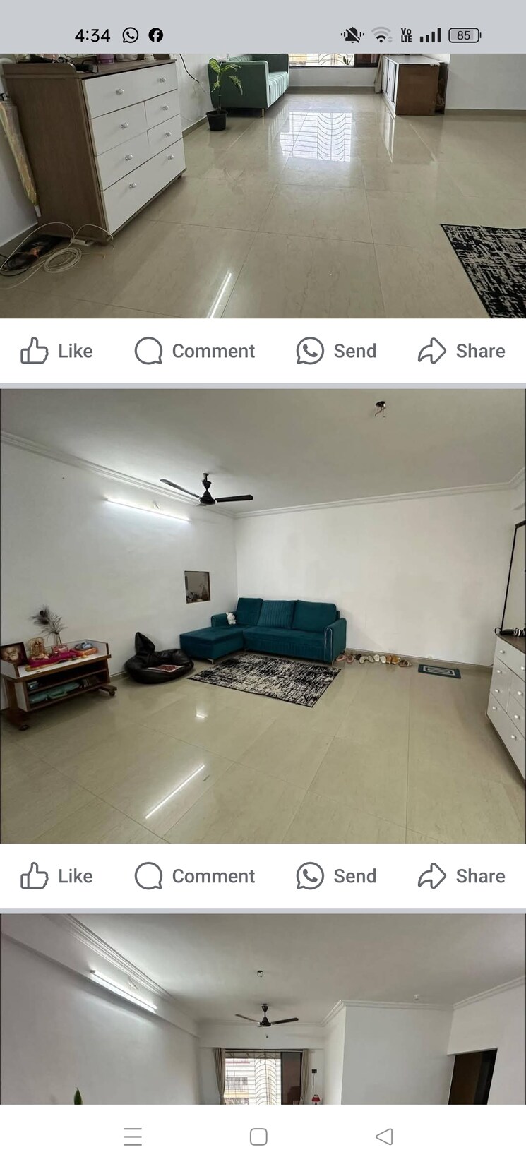 Living Room, dhaval-sunrise-orlem 1 Bedroom 390 Sq.Ft. Apartment In Malad West Mumbai 8969871