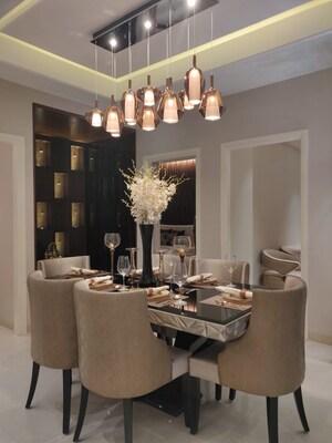 Living Room in 4 BHK Apartment at Skyline Park, Vip Road – for Sale