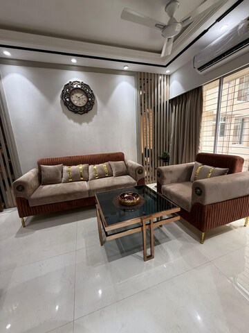 Living Room in 2 BHK Apartment at Rustomjee Avenue M, Virar West – for Sale