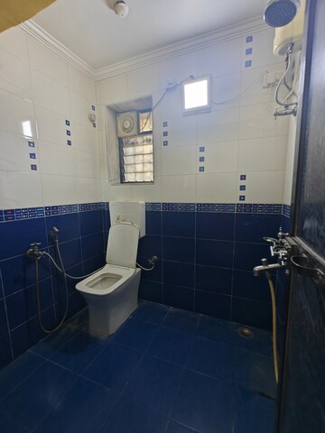 Bathroom in 2 BHK Apartment at Kendriya Vihar Seawoods, Seawoods West – for Rent