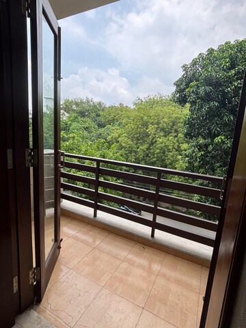 Balcony in 3 BHK Builder Floor at Anand Niketan – for Rent