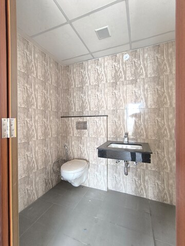 Bathroom in 3 BHK Apartment at Shapoorji Pallonji Joyville Phase 2, Sector 102 – for Rent