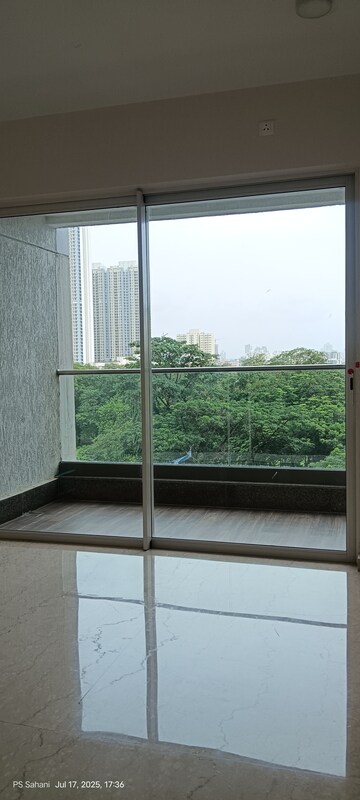 Balcony in 3 BHK Apartment at Courtyard by Narang Realty and The Wadhwa Group, Pokhran Road No Two – for Sale