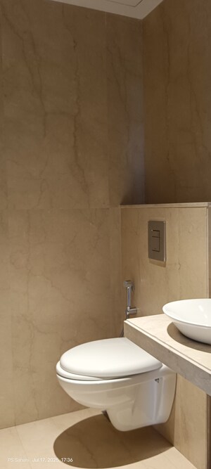 Bathroom in 3 BHK Apartment at Courtyard by Narang Realty and The Wadhwa Group, Pokhran Road No Two – for Sale