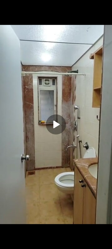 Bathroom in 3 BHK Apartment at Monisha Tower, Andheri West – for Rent