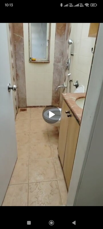 Bathroom in 3 BHK Apartment at Monisha Tower, Andheri West – for Rent