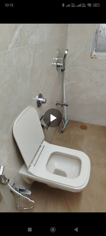Bathroom in 3 BHK Apartment at Monisha Tower, Andheri West – for Rent