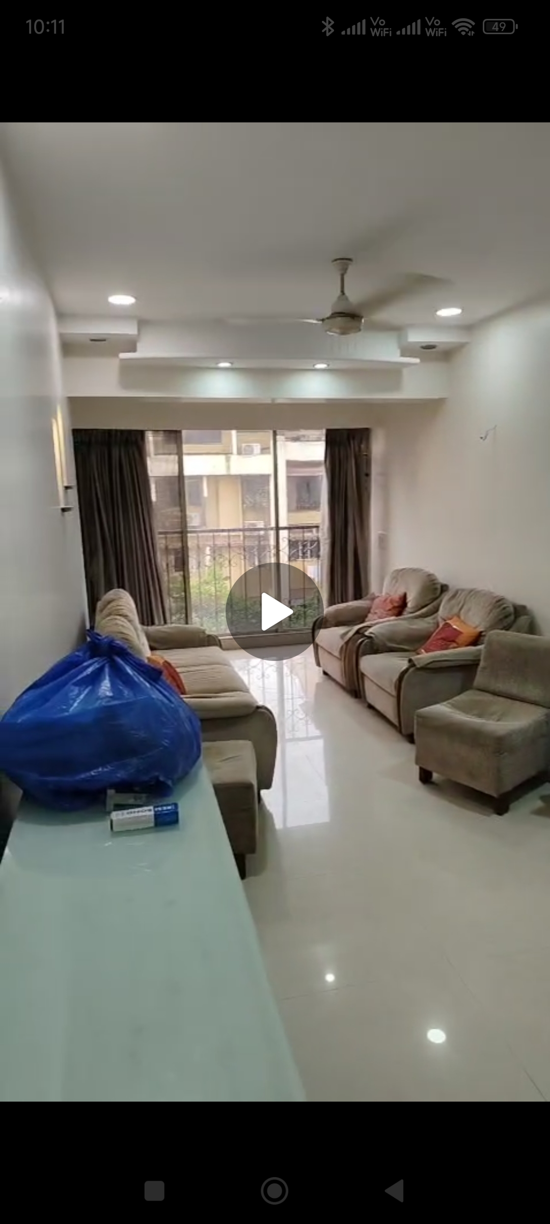 3 BHK Apartment For Rent in Monisha Tower