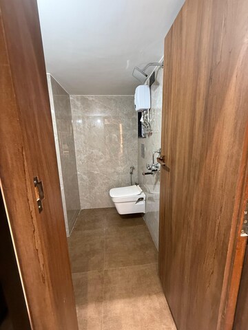 Bathroom in 1 BHK Apartment at Agarwal Paramount, Virar West – for Rent