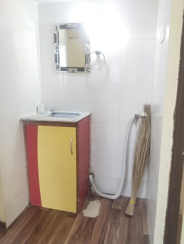 Bathroom in 2 BHK Apartment at Neelkanth Darshan, New Panvel – for Rent