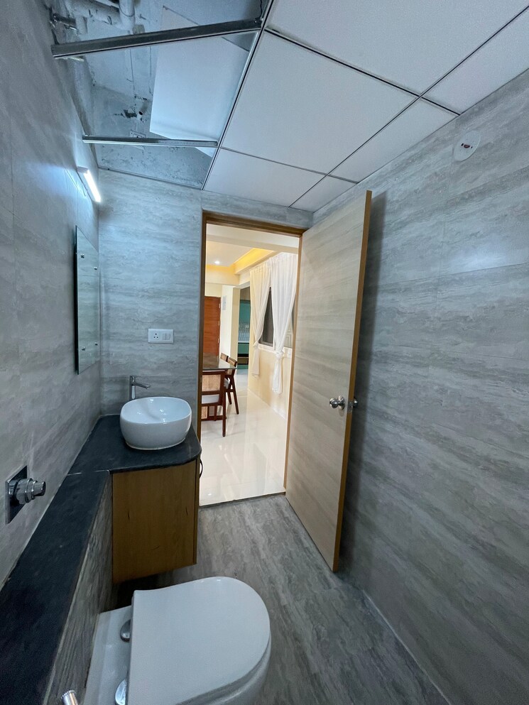 Bathroom, ds-max-skycity 3 Bedroom 2019 Sq.Ft. Apartment In Thanisandra Bangalore 8970173
