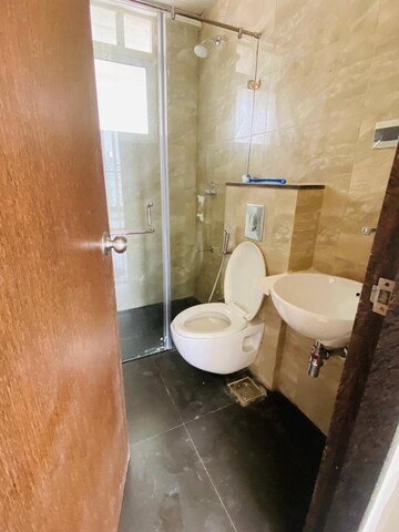 Bathroom in 3 BHK Apartment at Pharande Puneville, Punawale – for Rent