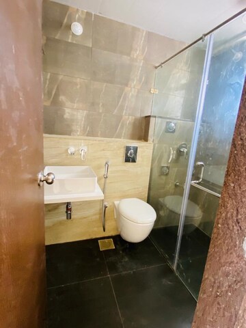 Bathroom in 3 BHK Apartment at Pharande Puneville, Punawale – for Rent