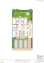 3 BHK 1680 Sq.Ft. Apartment in Puri Aman Vilas