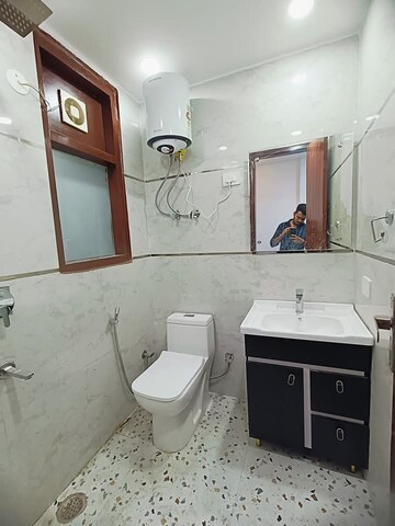 Bathroom in 2 BHK Apartment at Saket – for Rent