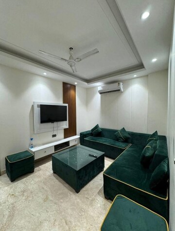 Living Room in 1 BHK Apartment at Freedom Fighters Enclave – for Rent