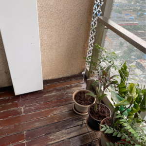 Balcony in 2.5 BHK Apartment at Lodha Dioro, Wadala Truck Terminal – for Sale