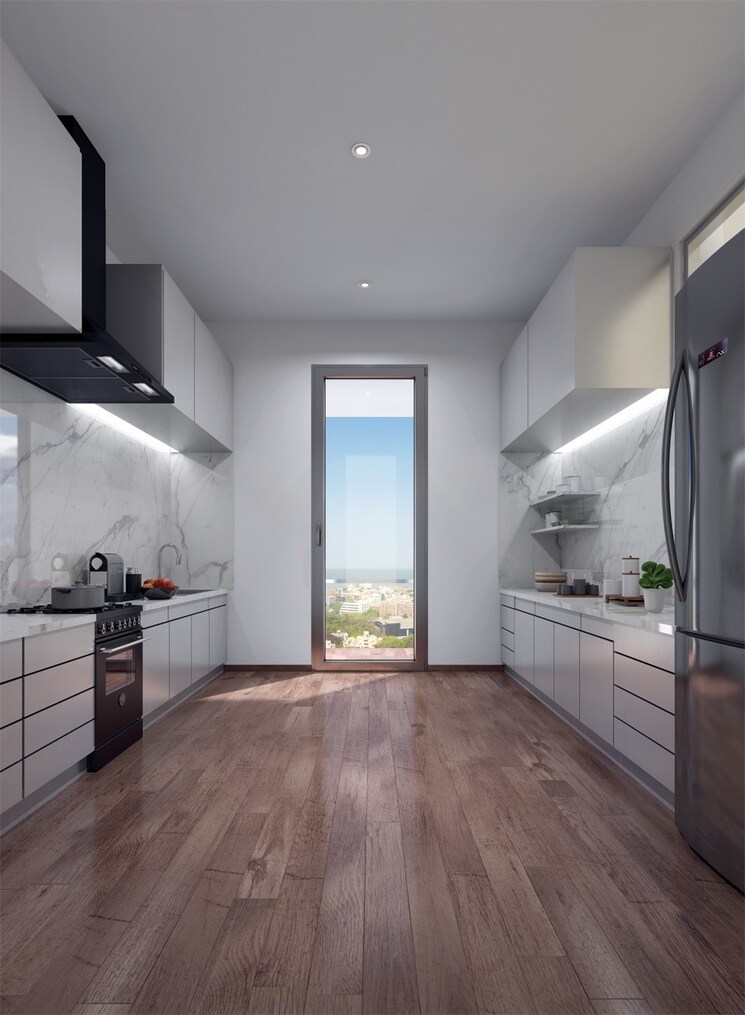 Kitchen, suraj-the-palette 3 Bedroom 1466 Sq.Ft. Apartment In Dadar West Mumbai 8970446