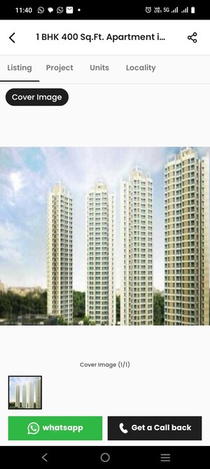 3 BHK Apartment For Sale in DB Parkwoods, Kasarvadavali