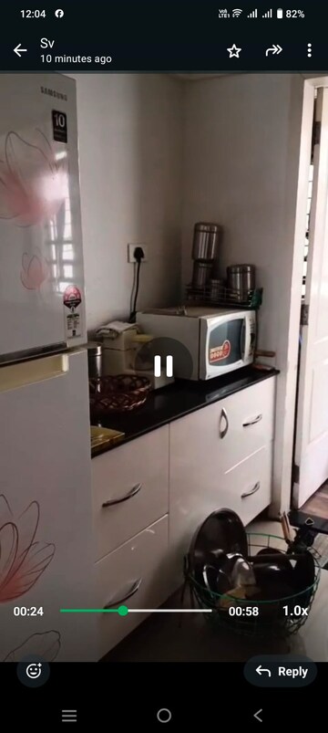 Kitchen in 3 BHK Apartment at Kolte Patil Ivy Apartments, Wagholi – for Rent