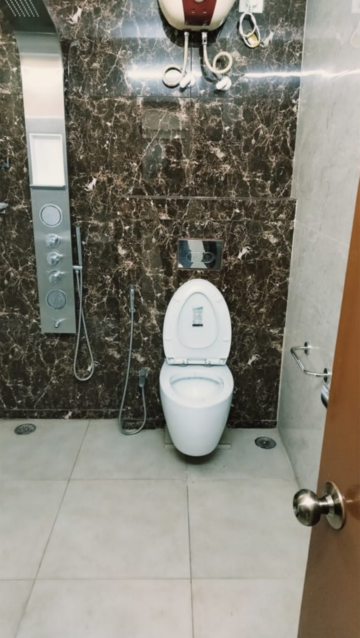 Bathroom in 4 BHK Apartment at Aditya Windsor, Hi Tech City – for Rent