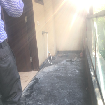 Balcony in 3 BHK Apartment at Palm Residency Chhatarpur, Rajpur Khurd Extension – for Rent