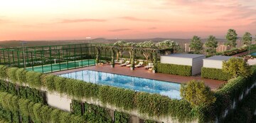 Swimming Pool in 3 BHK Penthouse at Lodha Altero, Wakad – for Sale