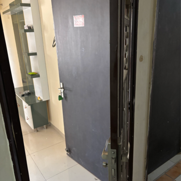 Building Lobby in 1 BHK Apartment at Wave Dream Homes, Ram Nagar – for Rent